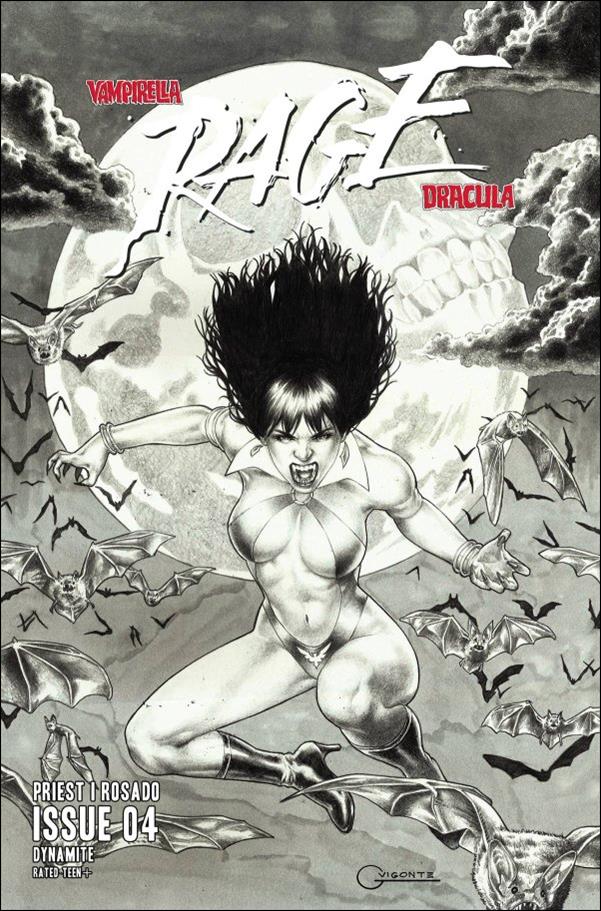 Vampirella / Dracula: Rage issue 4-G Geebo Vigonte 1:10 Line Art Cover