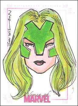 Women of Marvel (SketchaFEX Subset) card RW Ron Wilson 1/279