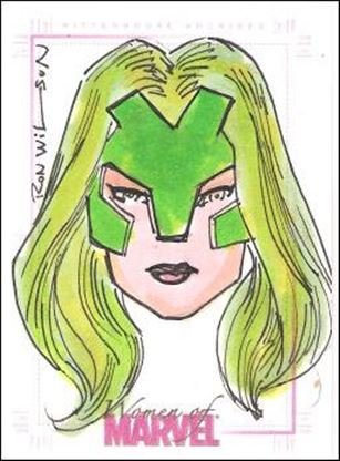 Women of Marvel (SketchaFEX Subset) card RW Ron Wilson 1/279