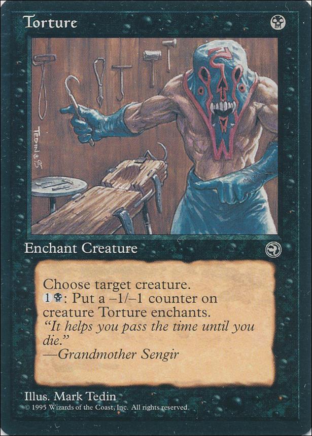 Magic the Gathering: Homelands (Base Set) card 59 Torture