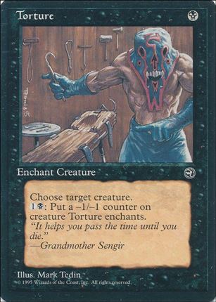 Magic the Gathering: Homelands (Base Set) card 59 Torture