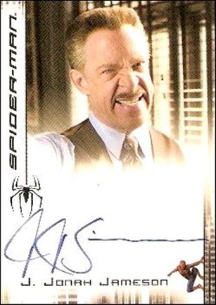 Spider-Man 3: The Movie (Autograph Subset)  card 9 J.K. Simmons as J. Jonah Jameson