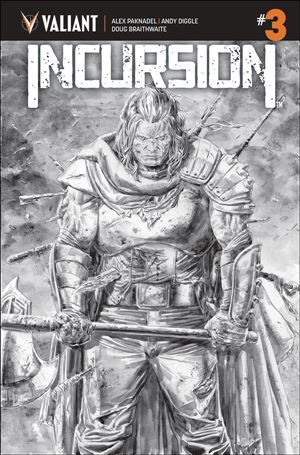 Incursion (2019) issue 3-C Doug Braithwaite Black & White Cover