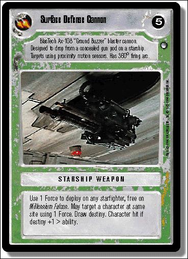 Star Wars: Hoth Limited (Base Set) card 160 Surface Defense Cannon