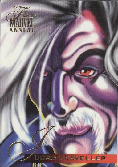 Marvel Annual Flair '95 (Base Set) card 62 Judas Traveller