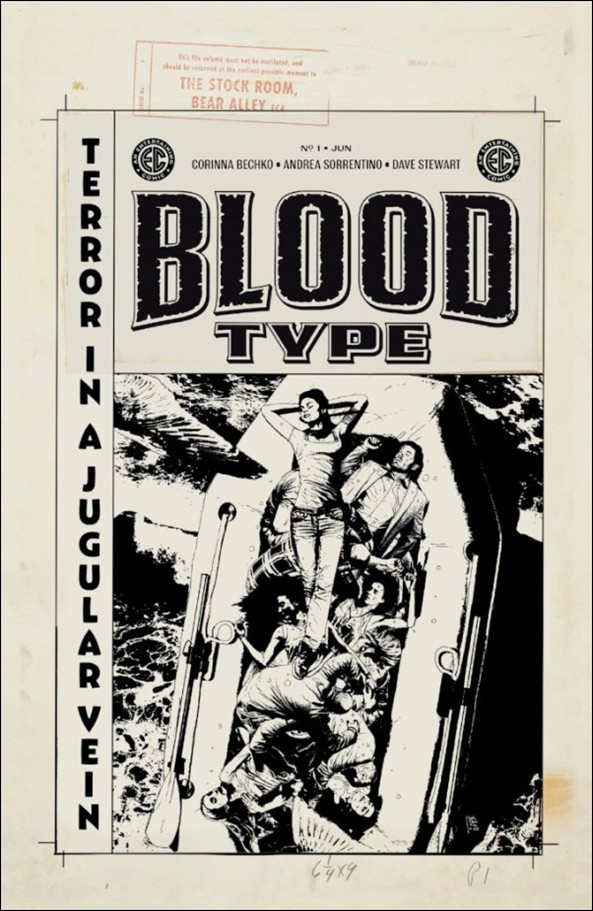 Blood Type issue 1-E Andrea Sorrentino 1:20 Cover