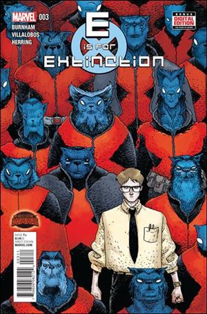 E is for Extinction issue 3 Ian Bertram Cover