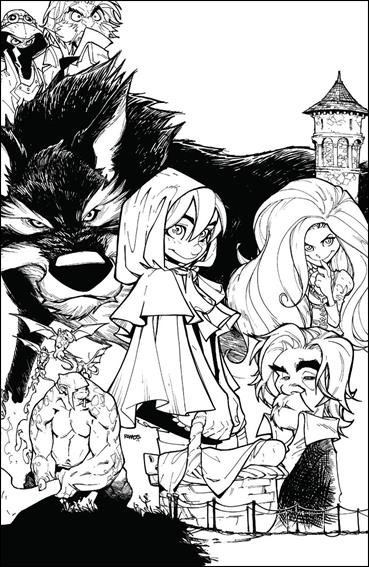 Fairy Quest: Outcasts issue 1-B Humberto Ramos 1:20 Black & White Cover