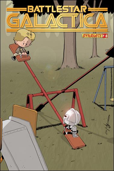 (Classic) Battlestar Galactica issue 2-C Chris Eliopoulos "Cute" Subscription Cover