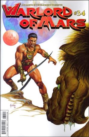 Warlord of Mars issue 34 Joe Jusko Cover