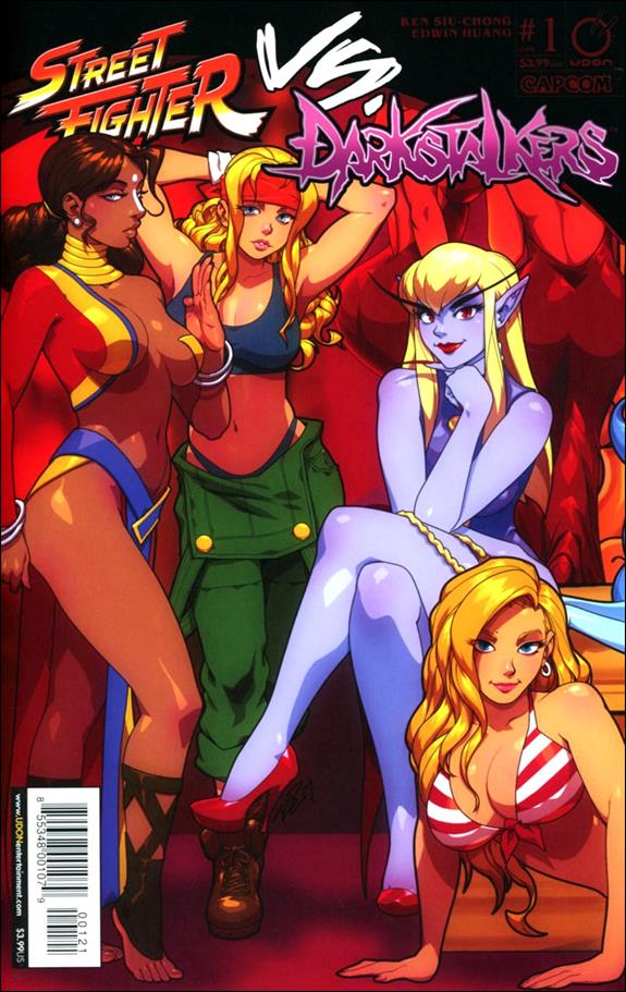 Street Fighter vs Darkstalkers issue 1-B Rob Porter Connecting Cover