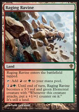 Magic the Gathering: Worldwake (Base Set) card 141 Raging Ravine