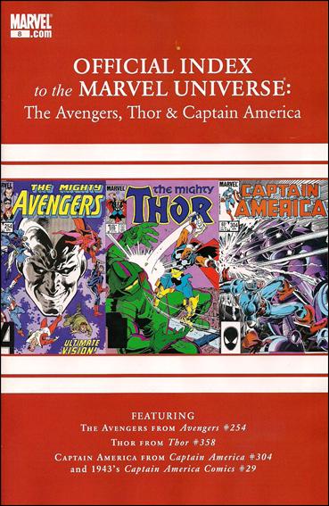 Avengers, Thor & Captain America: Official Index to the Marvel Universe issue 8
