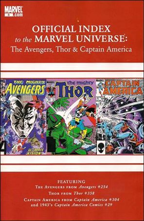 Avengers, Thor & Captain America: Official Index to the Marvel Universe issue 8
