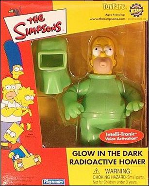 Wizard/Toyfare Magazine Exclusive Figures figure 41 Radioactive Homer (Toyfare #37 Mailaway)
