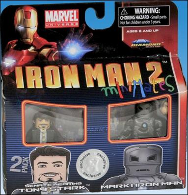 Marvel Minimates (Exclusives) figure 51 Senate Hearing Tony Stark and Mark I Iron Man