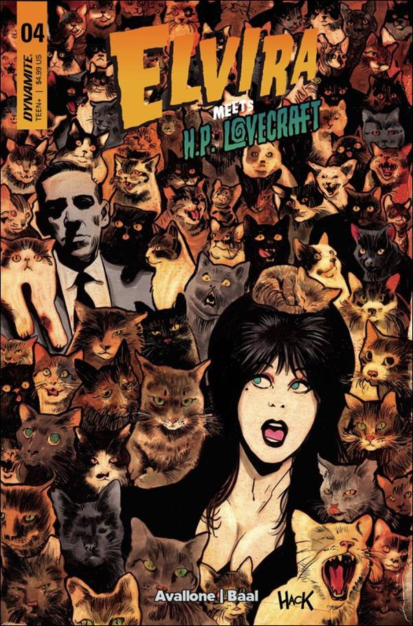 Elvira Meets H.P. Lovecraft issue 4-C Robert Hack Cover