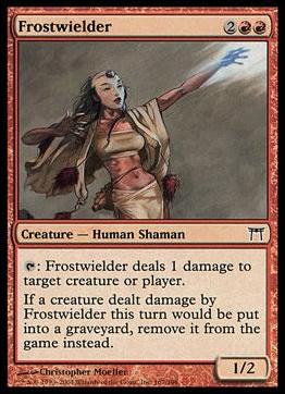 Magic the Gathering: Champions of Kamigawa (Base Set) card 167 Frostwielder