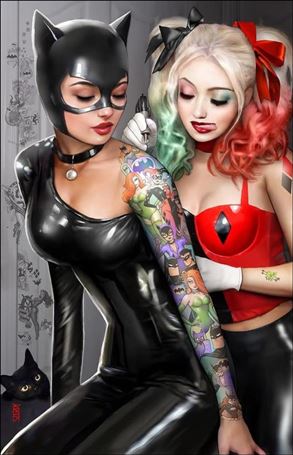 Catwoman (2018) issue 50-J Nathan Szerdy Virgin Tattoo Cover