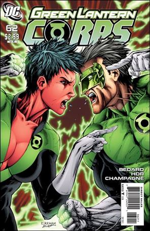 Green Lantern Corps (2006) issue 62 Tyler Kirkham Cover