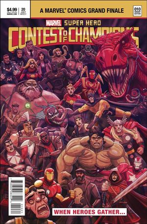 Contest of Champions issue 10-B Marco D'Alfonso Cover