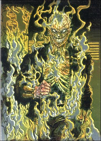 Evil Ernie Series II Chromium: Glow in the Dark (Base Set) card 13 Trial by Fire 