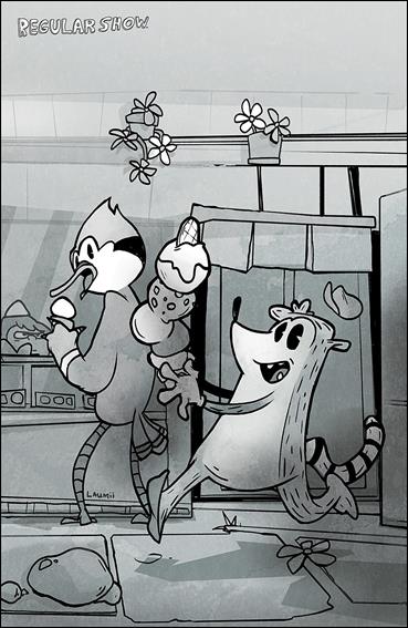 Regular Show issue 16-C Laura Muller 1:20 Cover