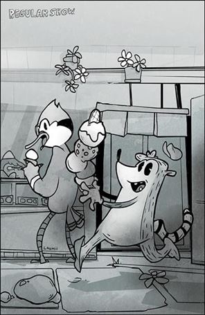 Regular Show issue 16-C Laura Muller 1:20 Cover