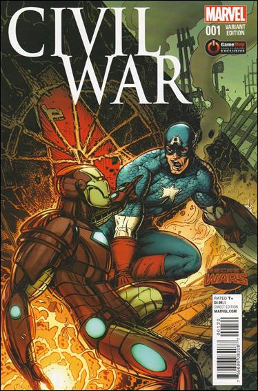 Civil War (2015) issue 1-N Unbagged GameStop Cover 1/3000