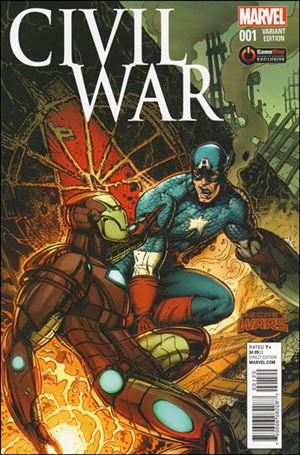 Civil War (2015) issue 1-N Unbagged GameStop Cover 1/3000