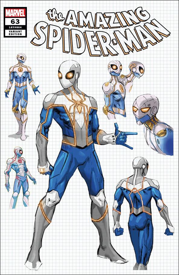 Amazing Spider-Man (2018) issue 63-C Dustin Weaver 1:25 Design Cover