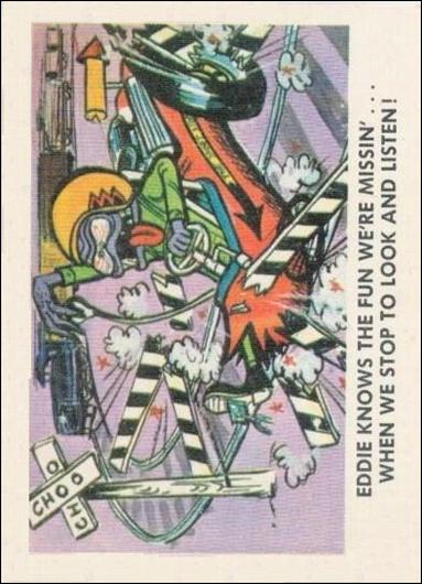 Weird-Ohs (Base Set) card 28 Eddie Know's the Fun We're Missing...