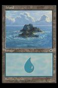 Magic the Gathering: Portal (Base Set) card 197-C Island