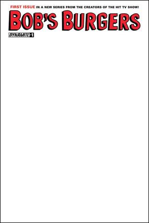 Bob's Burgers (2015) issue 1-D Blank Authentix Cover