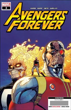 Avengers Forever (2022) issue 3-C Aaron Kuder Cover (2nd Printing)