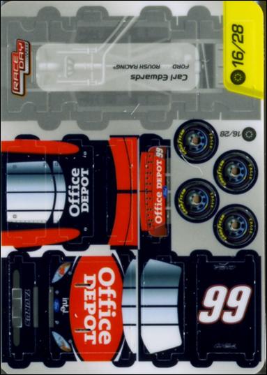 NASCAR Race Day 2005 (Base Set) card 16.2 Carl Edwards