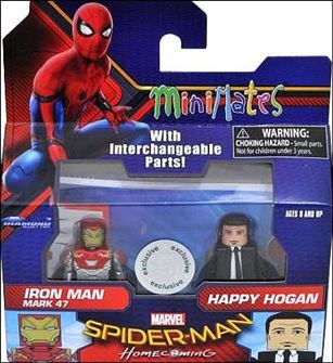 Marvel Minimates (Exclusives) figure 131 Iron Man Mark 47 & Happy Hogan