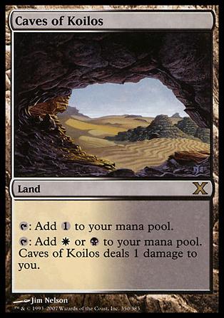 Magic the Gathering: 10th Edition (Base Set) card 350 Cave of Koilos