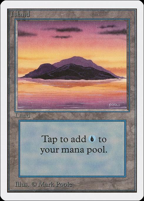 Magic the Gathering: Unlimited (Base Set) card 289-B Island