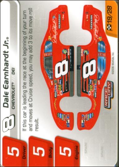 NASCAR Race Day 2006 Series 1 (Base Set) card 19.1 Dale Earnhardt Jr.