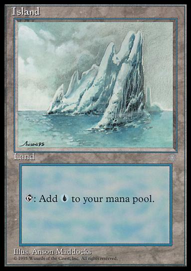 Magic the Gathering: Ice Age (Base Set) card 366-B Island
