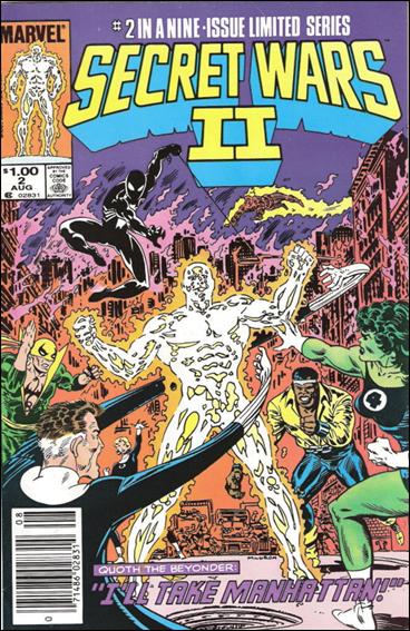 Secret Wars II issue 2-B Canadian Price Cover