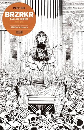 BRZRKR: Fallen Empire Pen & Ink Cover Image 1