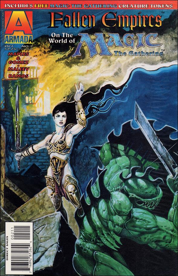 Fallen Empires on the World of Magic: The Gathering issue 2 Polybagged with Card