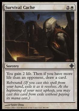 Magic the Gathering: Rise of the Eldrazi (Base Set) card 48 Survival Cache