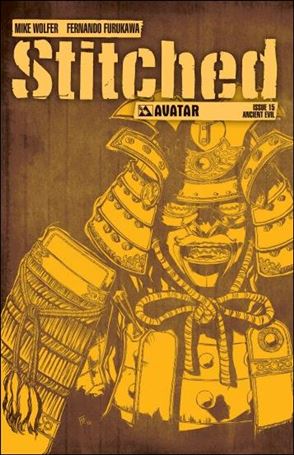 Stitched issue 15-D 1:3 Ancient Evil Cover