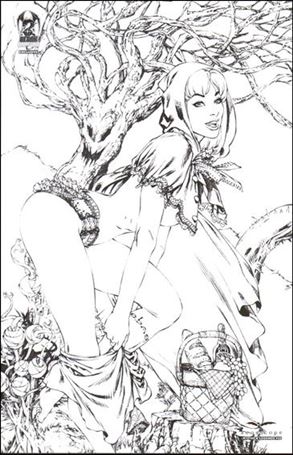 Grimm Fairy Tales Myths & Legends issue 25-D Eric Basaluado Black Diamond Sketch Cover 1/100