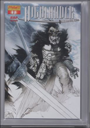 Highlander issue 1-E Gabriele Dell'Otto RRP Sketch Cover