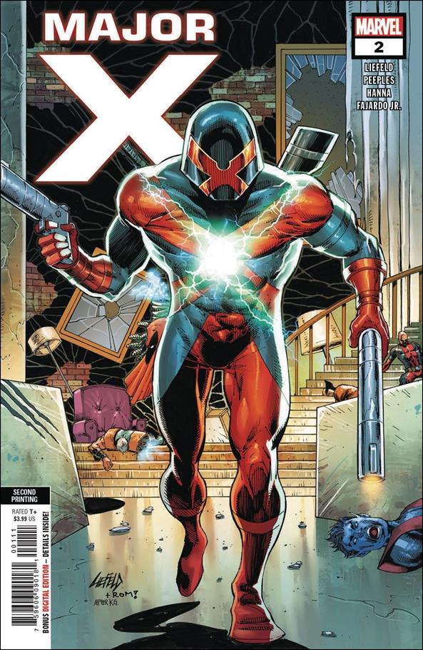 Major X issue 2-C Rob Liefeld Cover (2nd Printing)