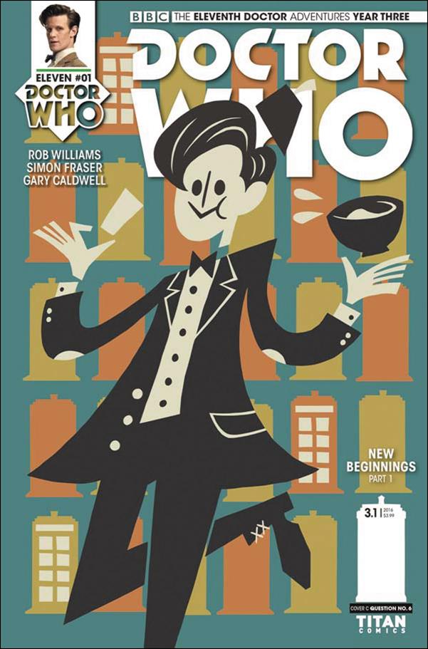 Doctor Who: The Eleventh Doctor Year Three issue 1-C Question No. 6 Cover